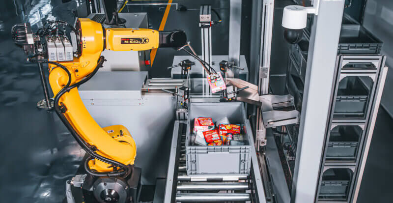 Factory line robot