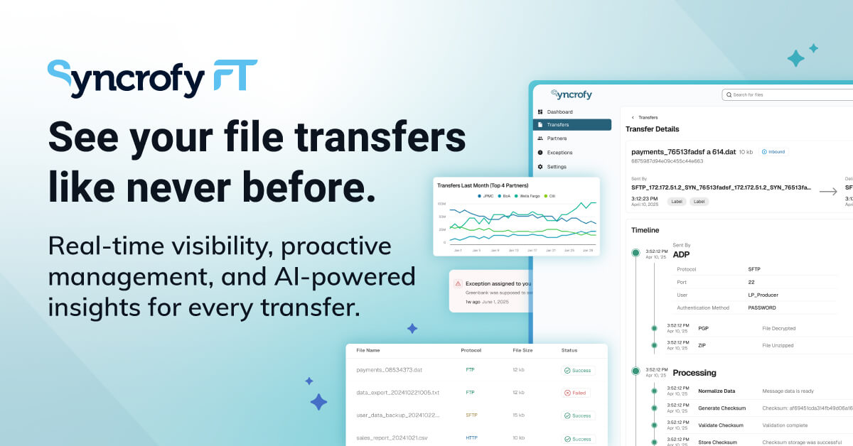 Ft File CoEnterprise Unveils Syncrofy FT for Real-Time File Transfer Visibility